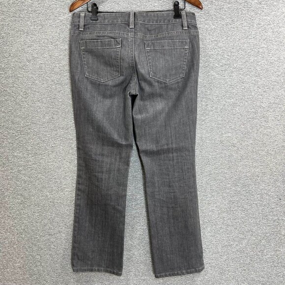 Ann Taylor Jeans Women Size 8P Gray Modern Fit Lindsay Waist Low Rise Cotton - Picture 14 of 14
